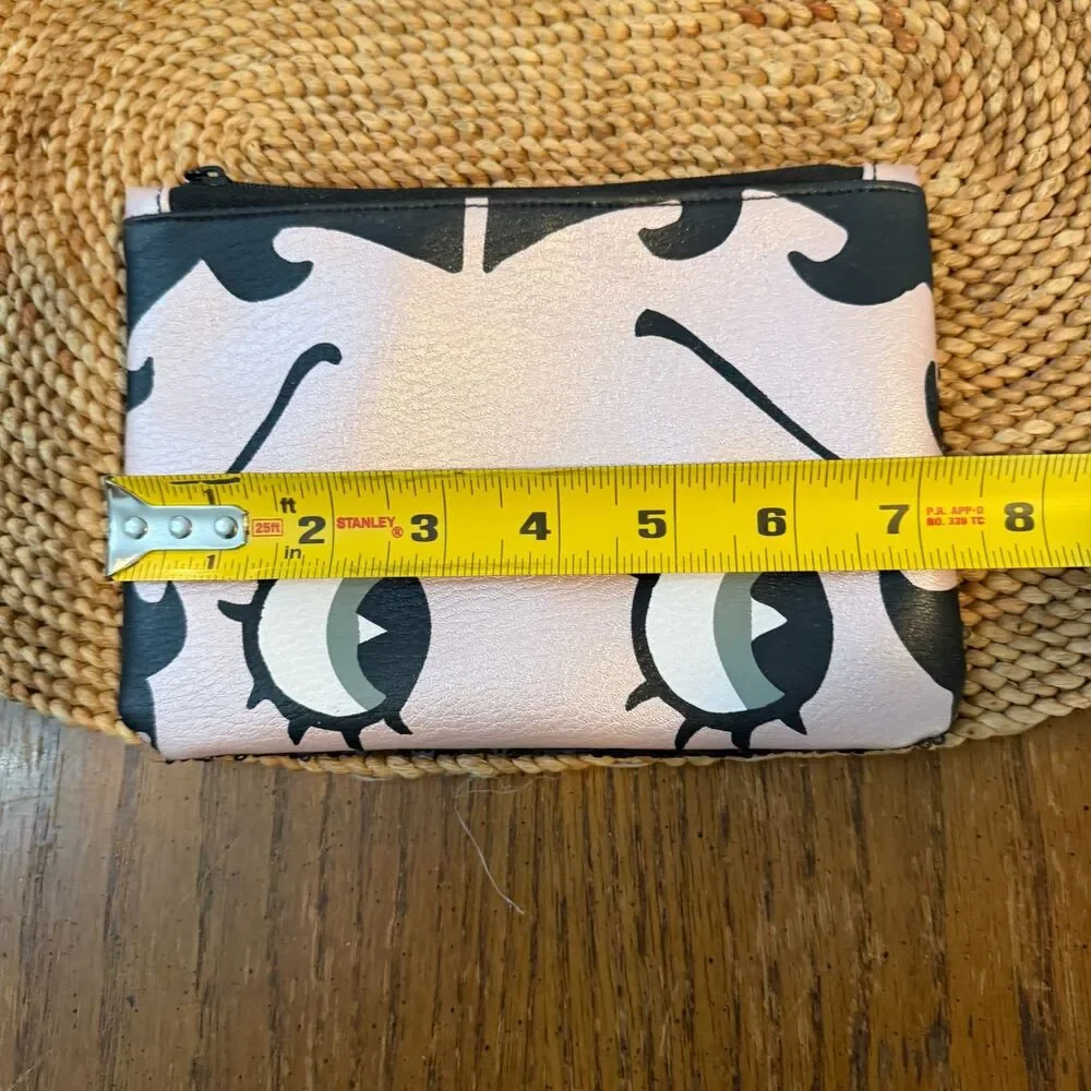 Betty Boop x IPSY Makeup Bag Reversible Sequin Cosmetic Pouch Faux Leather